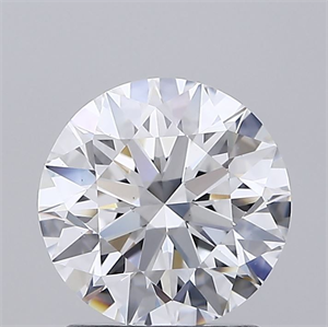 Picture of Lab Grown Diamond 1.59 Carats, Round with Ideal Cut, D Color, VS2 Clarity and Certified by IGI