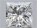 Natural Diamond 0.80 Carats, Princess with  Cut, G Color, VS1 Clarity and Certified by GIA
