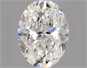 Natural Diamond 0.90 Carats, Oval with  Cut, G Color, VS2 Clarity and Certified by GIA
