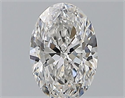 Natural Diamond 0.50 Carats, Oval with  Cut, E Color, VS1 Clarity and Certified by GIA