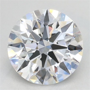 Picture of Lab Grown Diamond 2.41 Carats, Round with Excellent Cut, D Color, VVS1 Clarity and Certified by GIA