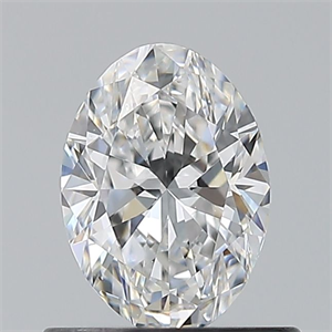 Picture of Natural Diamond 0.60 Carats, Oval with  Cut, E Color, VS2 Clarity and Certified by GIA