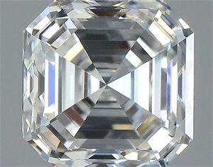 Picture of Natural Diamond 1.20 Carats, Asscher with  Cut, F Color, VVS2 Clarity and Certified by GIA