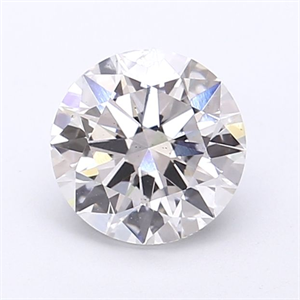 Picture of Lab Grown Diamond 1.25 Carats, Round with Ideal Cut, G Color, SI1 Clarity and Certified by IGI