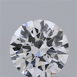 Picture of Natural Diamond 0.40 Carats, Round with Very Good Cut, D Color, SI2 Clarity and Certified by GIA