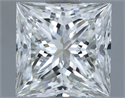 Natural Diamond 2.01 Carats, Princess with  Cut, H Color, VVS2 Clarity and Certified by IGI