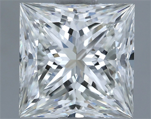 Picture of Natural Diamond 2.01 Carats, Princess with  Cut, H Color, VVS2 Clarity and Certified by IGI