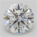 Del inventario de diamantes de laboratorio, 2.08 quilates, Redondo , Color D, claridad VVS2 y certificado IGI