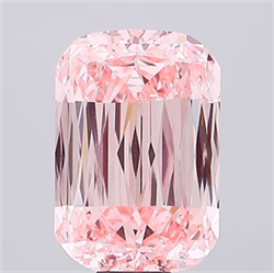 Picture of Lab Grown Diamond 20.00 Carats, CUSHION MODIFIED with  Cut, Fancy Vivid Pink Color, VS1 Clarity and Certified by IGI