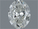 Diamante Natural 0.80 quilates, Ovalado , Color H, claridad SI2 y certificado GIA