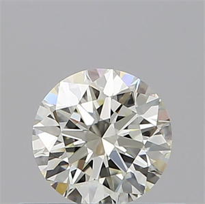 Picture of Natural Diamond 0.40 Carats, Round with Excellent Cut, L Color, VS2 Clarity and Certified by GIA