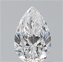 Natural Diamond 0.70 Carats, Pear with  Cut, D Color, VS2 Clarity and Certified by GIA