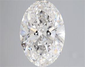Foto Diamante Natural 5.55 quilates, Ovalado , Color F, claridad VS2 y certificado GIA de