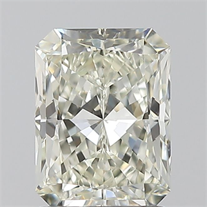 Foto Diamante Natural 1.51 quilates, Radiante , Color K, claridad SI1 y certificado GIA de