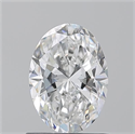 Natural Diamond 1.01 Carats, Oval with  Cut, E Color, VS2 Clarity and Certified by GIA