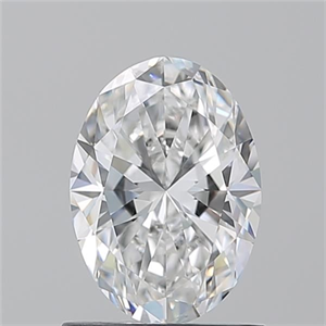 Picture of Natural Diamond 1.01 Carats, Oval with  Cut, E Color, VS2 Clarity and Certified by GIA