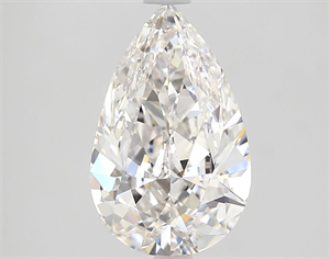Foto Diamante Natural 1.73 quilates, De pera , Color G, claridad IF y certificado GIA de