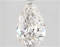 Diamante Natural 1.73 quilates, De pera , Color G, claridad IF y certificado GIA