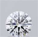 Del inventario de diamantes de laboratorio, 0.88 quilates, Redondo , Color D, claridad VS2 y certificado IGI