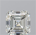 Natural Diamond 1.51 Carats, Asscher with  Cut, K Color, VS1 Clarity and Certified by GIA