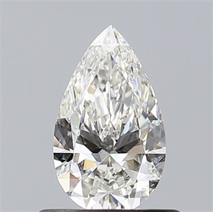 Picture of Natural Diamond 0.51 Carats, Pear with  Cut, G Color, SI2 Clarity and Certified by GIA
