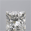 Natural Diamond 3.03 Carats, Princess with  Cut, I Color, VVS1 Clarity and Certified by GIA
