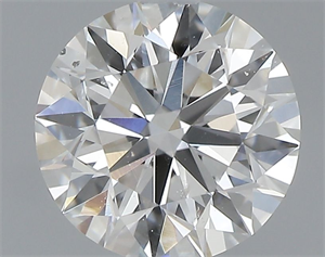 Picture of Natural Diamond 0.70 Carats, Round with Excellent Cut, E Color, SI1 Clarity and Certified by GIA