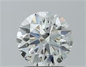 Natural Diamond 1.63 Carats, Round with Excellent Cut, H Color, VVS1 Clarity and Certified by IGI