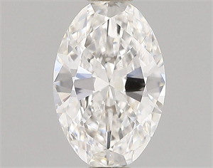 Foto Diamante Natural 0.42 quilates, Ovalado , Color F, claridad VS2 y certificado GIA de