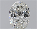 Diamante Natural 0.52 quilates, Ovalado , Color G, claridad VVS1 y certificado GIA
