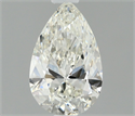 Diamante Natural 0.41 quilates, De pera , Color H, claridad IF y certificado IGI