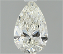 Natural Diamond 0.41 Carats, Pear with  Cut, H Color, IF Clarity and Certified by IGI