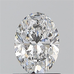 Picture of Natural Diamond 0.90 Carats, Oval with  Cut, E Color, SI1 Clarity and Certified by GIA
