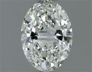 Picture of Natural Diamond 0.60 Carats, Oval with  Cut, H Color, VVS2 Clarity and Certified by IGI
