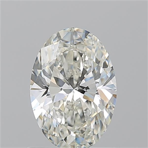 Foto Diamante Natural 1.01 quilates, Ovalado , Color I, claridad VS1 y certificado GIA de
