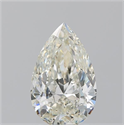 Natural Diamond 2.21 Carats, Pear with  Cut, K Color, SI1 Clarity and Certified by GIA