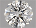 Natural Diamond 0.40 Carats, Round with Excellent Cut, H Color, SI2 Clarity and Certified by IGI