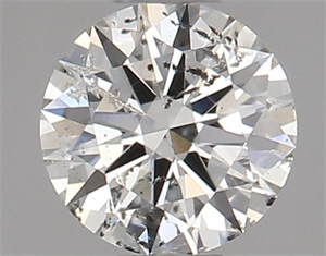 Picture of Natural Diamond 0.40 Carats, Round with Excellent Cut, H Color, SI2 Clarity and Certified by IGI