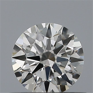 Picture of Natural Diamond 0.43 Carats, Round with Excellent Cut, G Color, IF Clarity and Certified by GIA