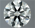 Diamante Natural 1.30 quilates, Redondo , Color N, claridad VS2 y certificado GIA
