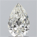 Natural Diamond 1.00 Carats, Pear with  Cut, H Color, SI2 Clarity and Certified by IGI