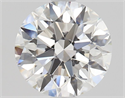 Natural Diamond 1.26 Carats, Round with Excellent Cut, D Color, VS1 Clarity and Certified by GIA