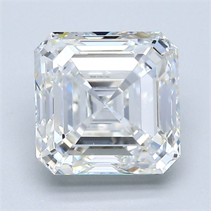 Foto Diamante Natural 2.02 quilates, Asscher , Color H, claridad VVS2 y certificado GIA de