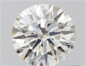 Natural Diamond 0.42 Carats, Round with Excellent Cut, H Color, VVS1 Clarity and Certified by GIA
