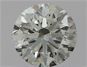 Natural Diamond 0.50 Carats, Round with Very Good Cut, I Color, VVS1 Clarity and Certified by GIA