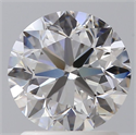 Diamante Natural 1.50 quilates, Redondo , Color E, claridad VS2 y certificado GIA