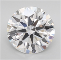 Lab Grown Diamond 5.01 Carats, Round with Ideal Cut, E Color, VVS1 Clarity and Certified by IGI
