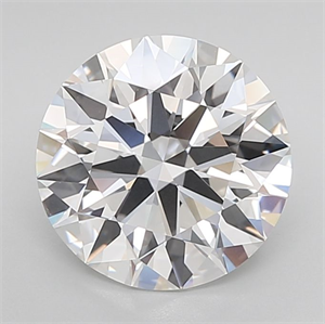 Picture of Lab Grown Diamond 5.01 Carats, Round with Ideal Cut, E Color, VVS1 Clarity and Certified by IGI