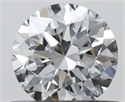 Diamante Natural 0.50 quilates, Redondo , Color F, claridad VVS2 y certificado IGI