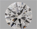 Natural Diamond 0.42 Carats, Round with Excellent Cut, E Color, VVS1 Clarity and Certified by GIA